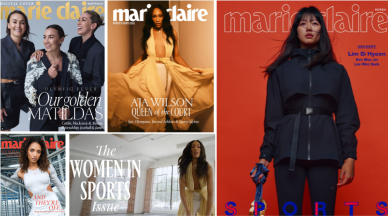 Marie Claire Celebrates Women's Sports with Special Issues | Marie